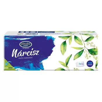 Nárcisz - papír zsebkendő 100db
