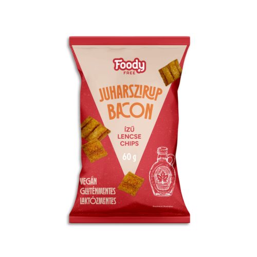 Juharszirup & Bacon Intense Lencse Chips 60g - Foody Free