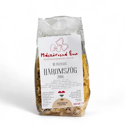 Háromszög 200g - 10 tojásos - Mészárosné Éva