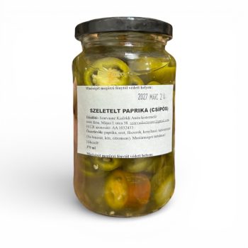 Csípős szeletelt paprika 370ml
