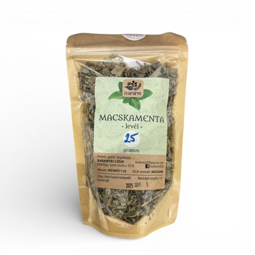 Macskamenta levél tea