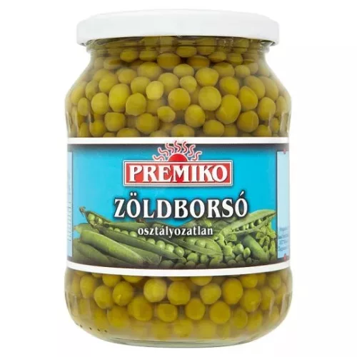 Zöldborsó 440g - PREMIKO