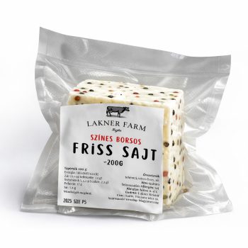 Színes borsos Friss Sajt ~ 208g