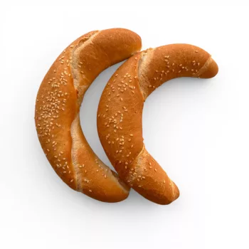 Szezámmagos Kifli - 2 db