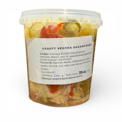 Vágott vegyes savanyúság 800g
